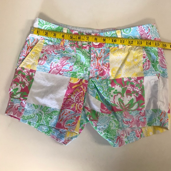 Lilly Pulitzer Callahan Patchwork Shorts - Picture 2 of 8